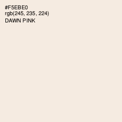 #F5EBE0 - Dawn Pink Color Image